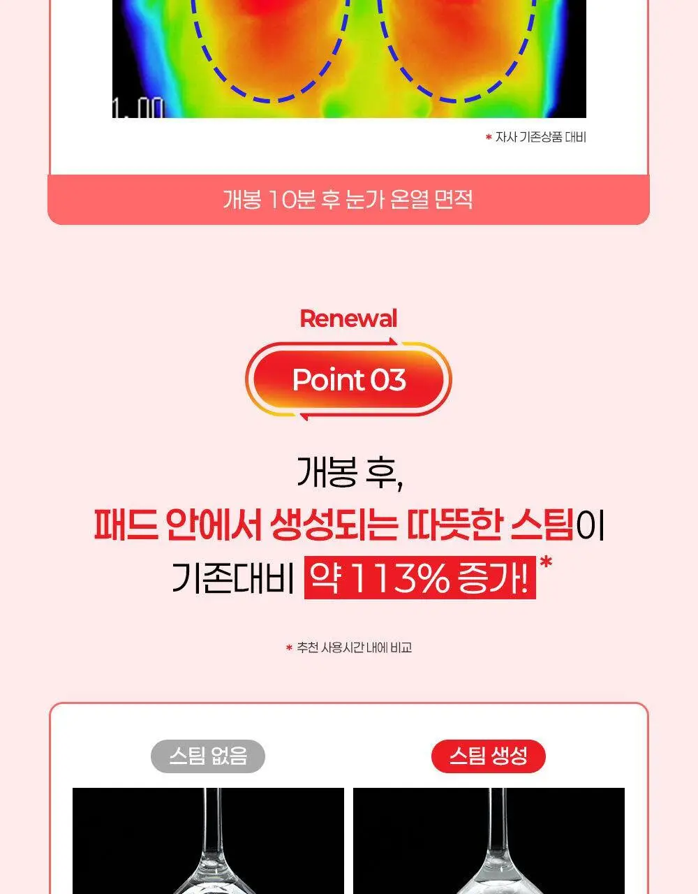 [수량한정] 멕리듬 온열 순환 스팀 아이마스크 사쿠라/미모사/화이트티향 12매 상세페이지 13